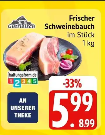 Edeka Gutfleisch frischer schweinebauch Angebot