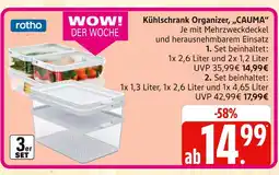 Marktkauf Rotho kühlschrank organizer, „cauma“ 1. set Angebot