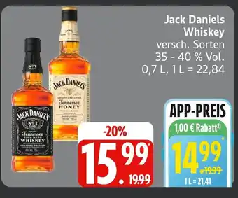 Edeka Jack daniels whiskey Angebot