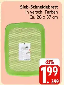Marktkauf Sieb-schneidebrett Angebot