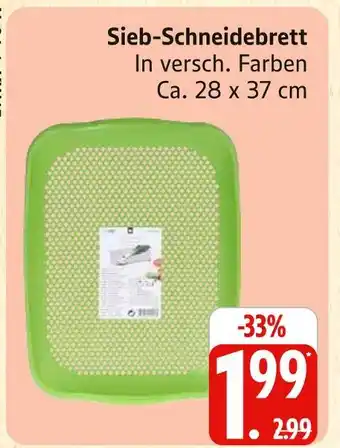 Marktkauf Sieb-schneidebrett Angebot