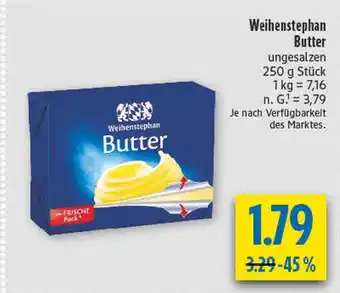 diska Weihenstephan butter Angebot