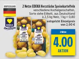 diska Edeka herzstücke 2 netze speisekartoffeln Angebot