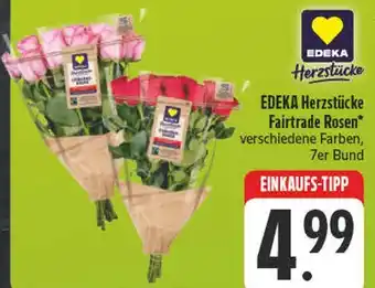 E-Center Edeka herzstücke fairtrade rosen Angebot