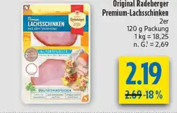 diska Radeberger premium-lachsschinken Angebot