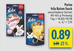 diska Purina felix crispies Angebot