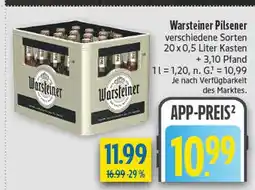 diska Warsteiner pilsener Angebot