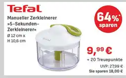 E-Center Tefal manueller zerkleinerer '5-sekunden-zerkleinerer' Angebot