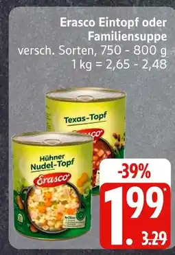 Edeka Erasco texas-topf Angebot