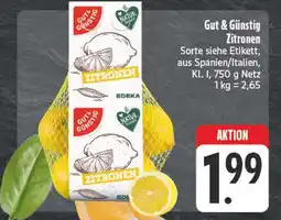 E-Center Gut & günstig zitronen Angebot
