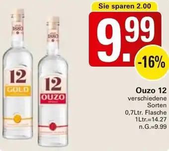 WEZ Ouzo 12 Angebot