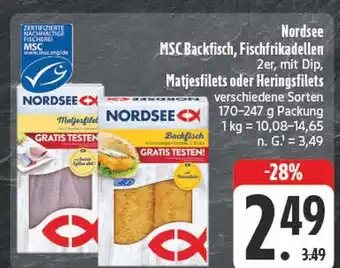 E-Center Nordsee msc backfisch Angebot