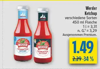 diska Werder tomaten ketchup Angebot