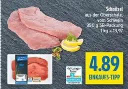 diska Schnitzel aus der oberschale, vom schwein Angebot