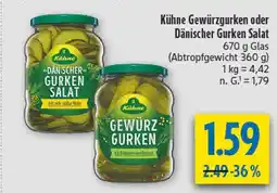 diska Kühne gewürzgurken Angebot