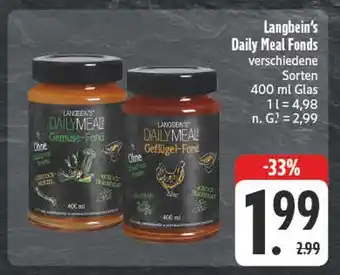 E-Center Langbein's daily meal gemüse-fond Angebot