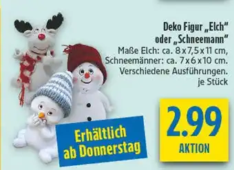 diska Deko figur elch Angebot