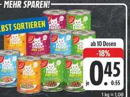 E-Center Gut & günstig hello my cat zarte stückchen in feiner sauce Angebot