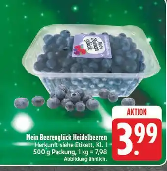 E-Center Mein beerenglück heidelbeeren Angebot