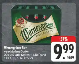E-Center Wernesgrüner pils legende Angebot