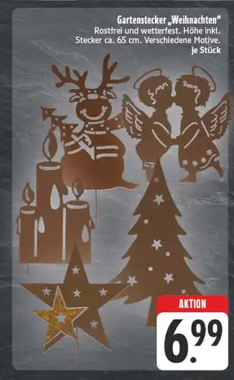 E-Center Gartenstecker weihnachten Angebot