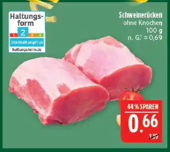 Marktkauf Schweinerücken Angebot