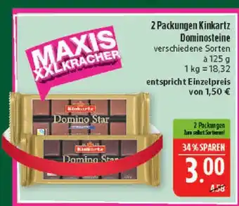 Marktkauf Kinkartz 2 packungen kinkartz dominosteine Angebot