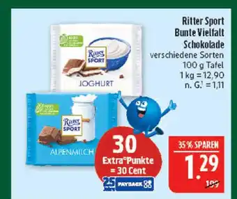 Marktkauf Ritter sport bunte vielfalt schokolade Angebot