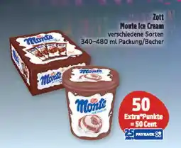 Marktkauf Zott monte ice cream Angebot