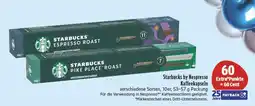 E-Center Nespresso starbucks kaffeekapseln Angebot
