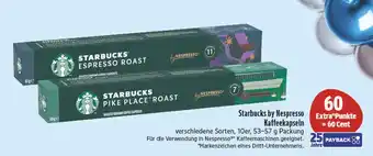 E-Center Nespresso starbucks kaffeekapseln Angebot