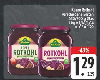 E-Center Kühne apfel rotkohl Angebot