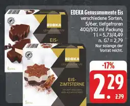 E-Center Edeka genussmomente eis Angebot