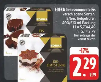 E-Center Edeka genussmomente eis Angebot