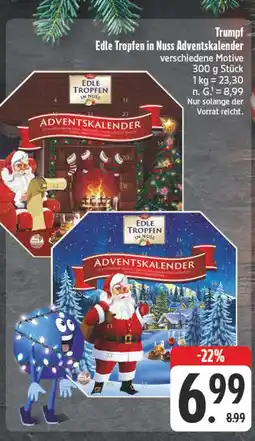 E-Center Trumpf edle tropfen in nuss adventskalender Angebot