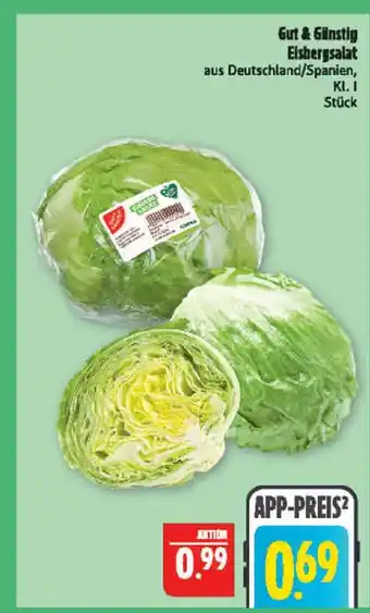 Marktkauf Gut & günstig eisbergsalat Angebot