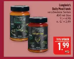 Marktkauf Langbein's daily meal gemüse-fond Angebot