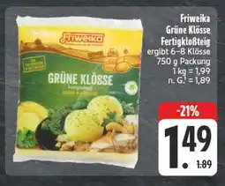 E-Center Friweika grüne klöße fertigkloßteig Angebot