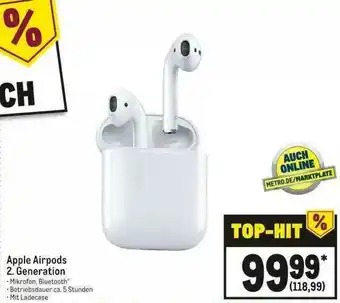 METRO Apple Airpods 2. Generation Angebot