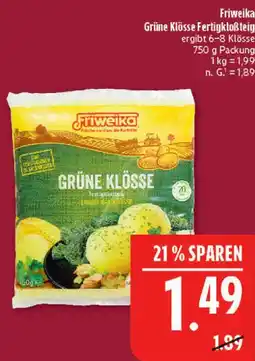 Marktkauf Friweika grüne klöße fertigklosteig Angebot