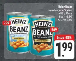 E-Center Heinz beanz ohne zuckerzusatz Angebot