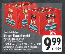 E-Center Feldschlößchen bier oder biermischgetränk Angebot