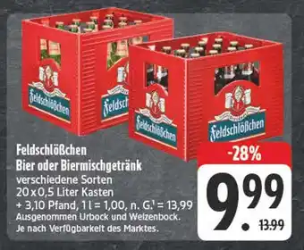 E-Center Feldschlößchen bier oder biermischgetränk Angebot