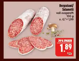 Marktkauf Bergsalami Angebot