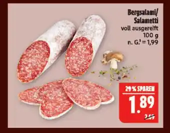 Marktkauf Bergsalami Angebot