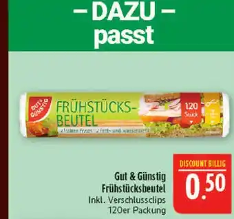 Marktkauf Gut & günstig frühstücksbeutel Angebot