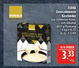 Marktkauf Edeka genussmomente käsefondue Angebot