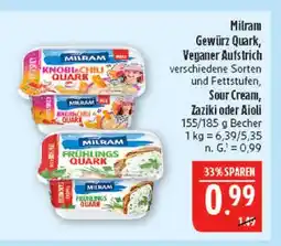 Marktkauf Milram knoblauch-chili quark Angebot