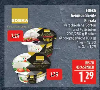 Marktkauf Edeka genussmomente burrata Angebot