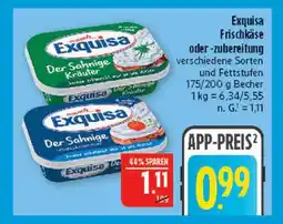 Marktkauf Exquisa frischkäse oder -zubereitung Angebot